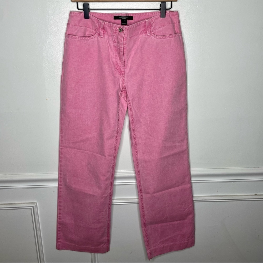 Weekend Max Mara Pink Cotton Pant